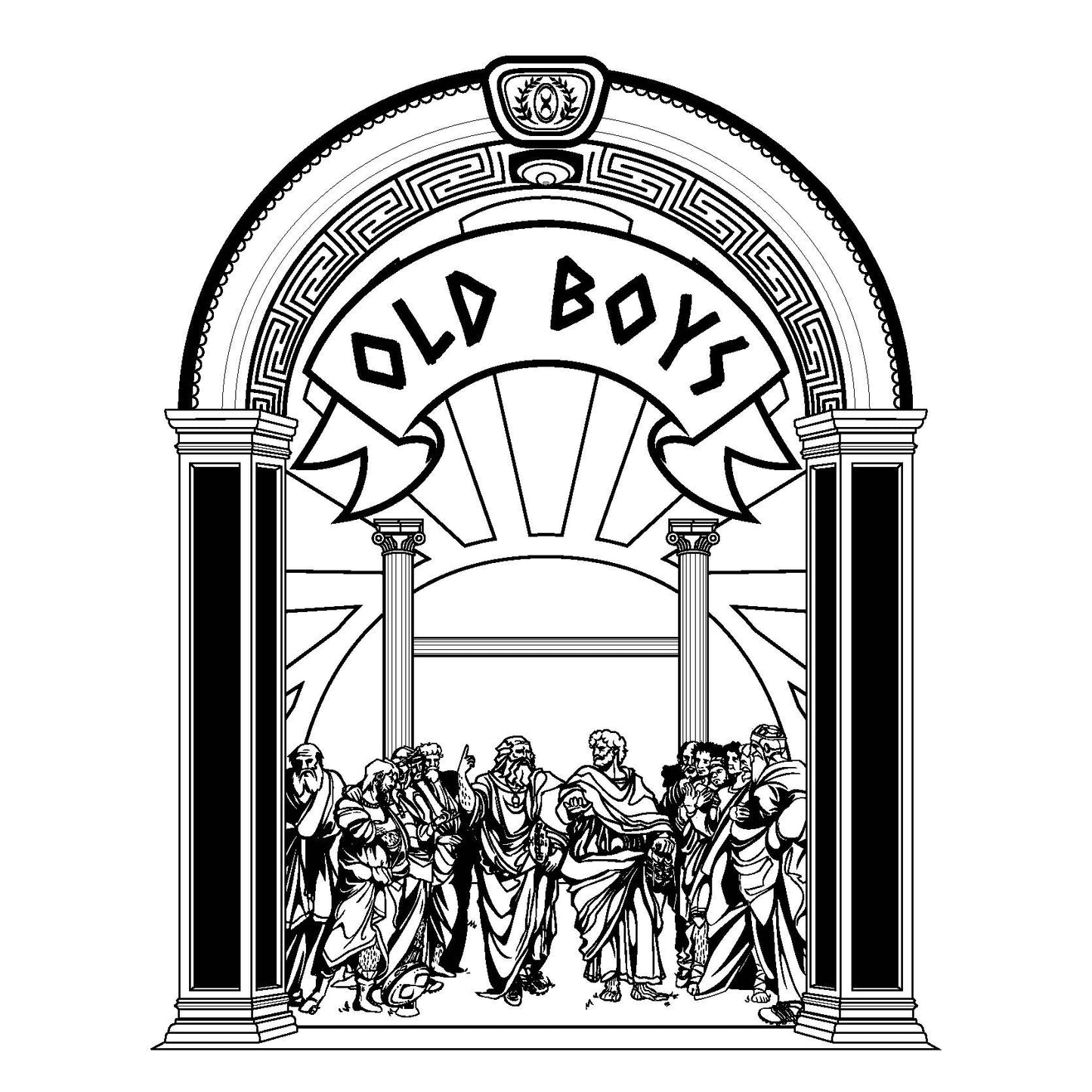 Old Boys Sticker