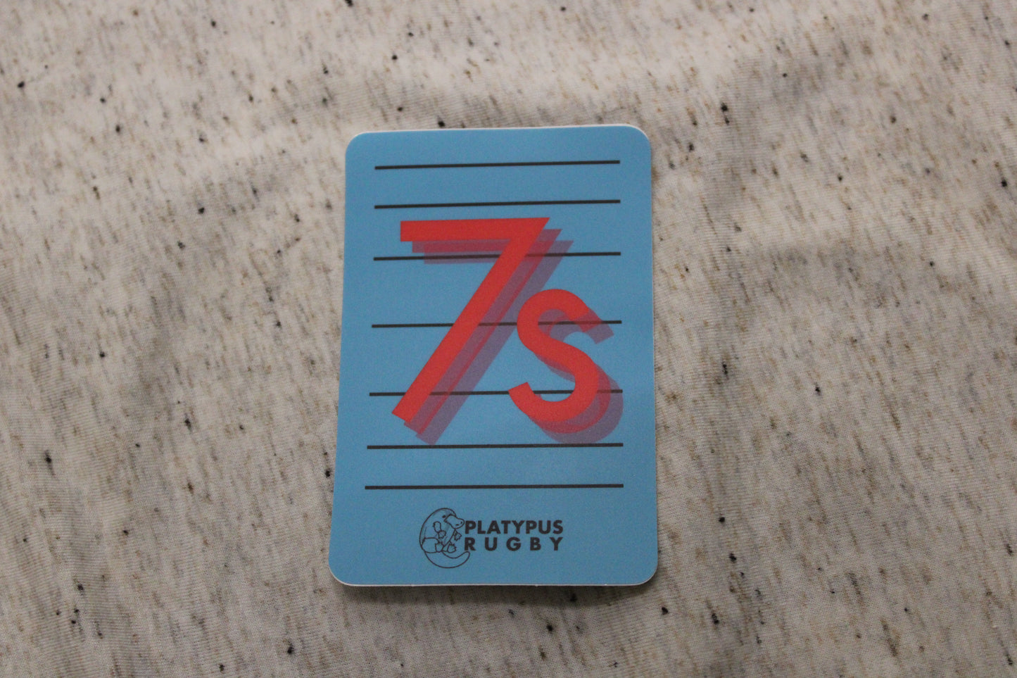 7's Retro Lines Sticker